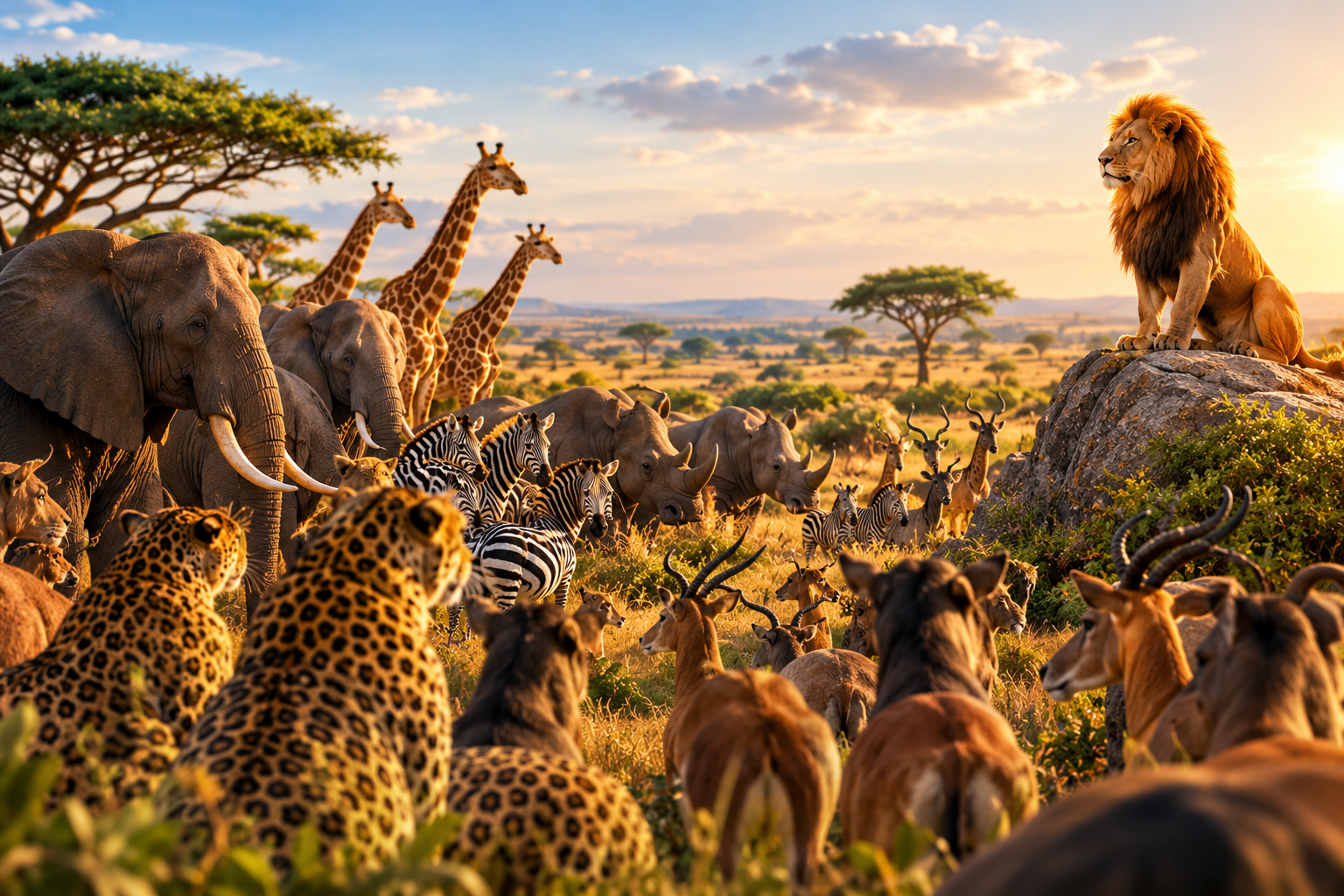 La savane de la diversité
